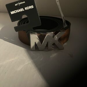 Michael Kors Tan Belt with Silver Buckle